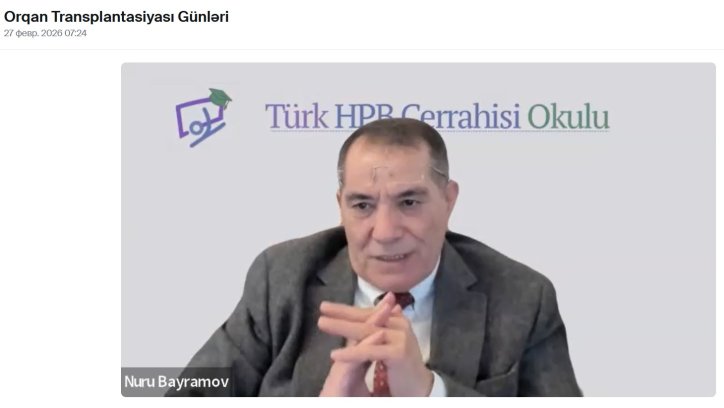 XI Bakı–Malatya Orqan Transplantasiyası Günləri konfransı başa çatdı